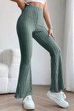 Load image into Gallery viewer, Basic Bae Full Size Ribbed High Waist Flare Pants