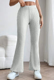 Load image into Gallery viewer, Basic Bae Full Size Ribbed High Waist Flare Pants