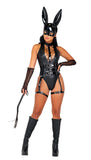 Load image into Gallery viewer, 5PC BLACK DOMINATRIX BUNNY COSTUME