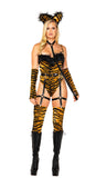 Load image into Gallery viewer, 6pc Sexy Tigress Temptation Costume