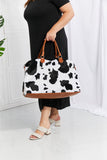 Load image into Gallery viewer, Animal Print Plush Weekender Bag