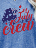 Load image into Gallery viewer, 4th OF JULY Graphic Round Neck Tee