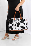 Load image into Gallery viewer, Animal Print Plush Weekender Bag