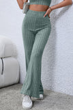 Load image into Gallery viewer, Basic Bae Full Size Ribbed High Waist Flare Pants