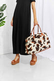 Load image into Gallery viewer, Animal Print Plush Weekender Bag