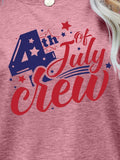 Load image into Gallery viewer, 4th OF JULY Graphic Round Neck Tee