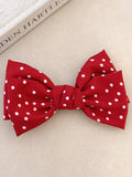 Load image into Gallery viewer, 2-Piece Polka Dot Bow Hair Clip