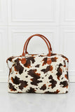 Load image into Gallery viewer, Animal Print Plush Weekender Bag