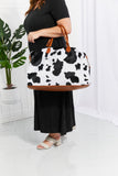 Load image into Gallery viewer, Animal Print Plush Weekender Bag