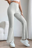 Load image into Gallery viewer, Basic Bae Full Size Ribbed High Waist Flare Pants